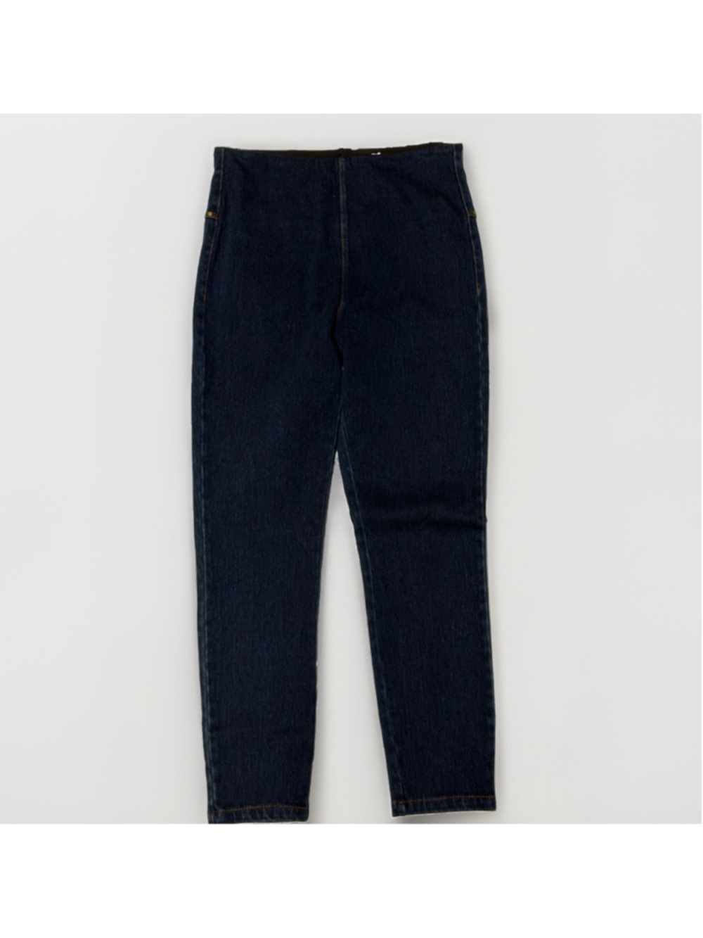 Lysse High Rise Shaping Legging Jeans M Indigo Blue Pull On Stretch Skinny S
